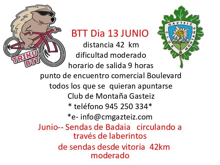 Foto Sendas de Badaia   circulando a través de      laberintos  de sendas desde Vitoria   42km moderado